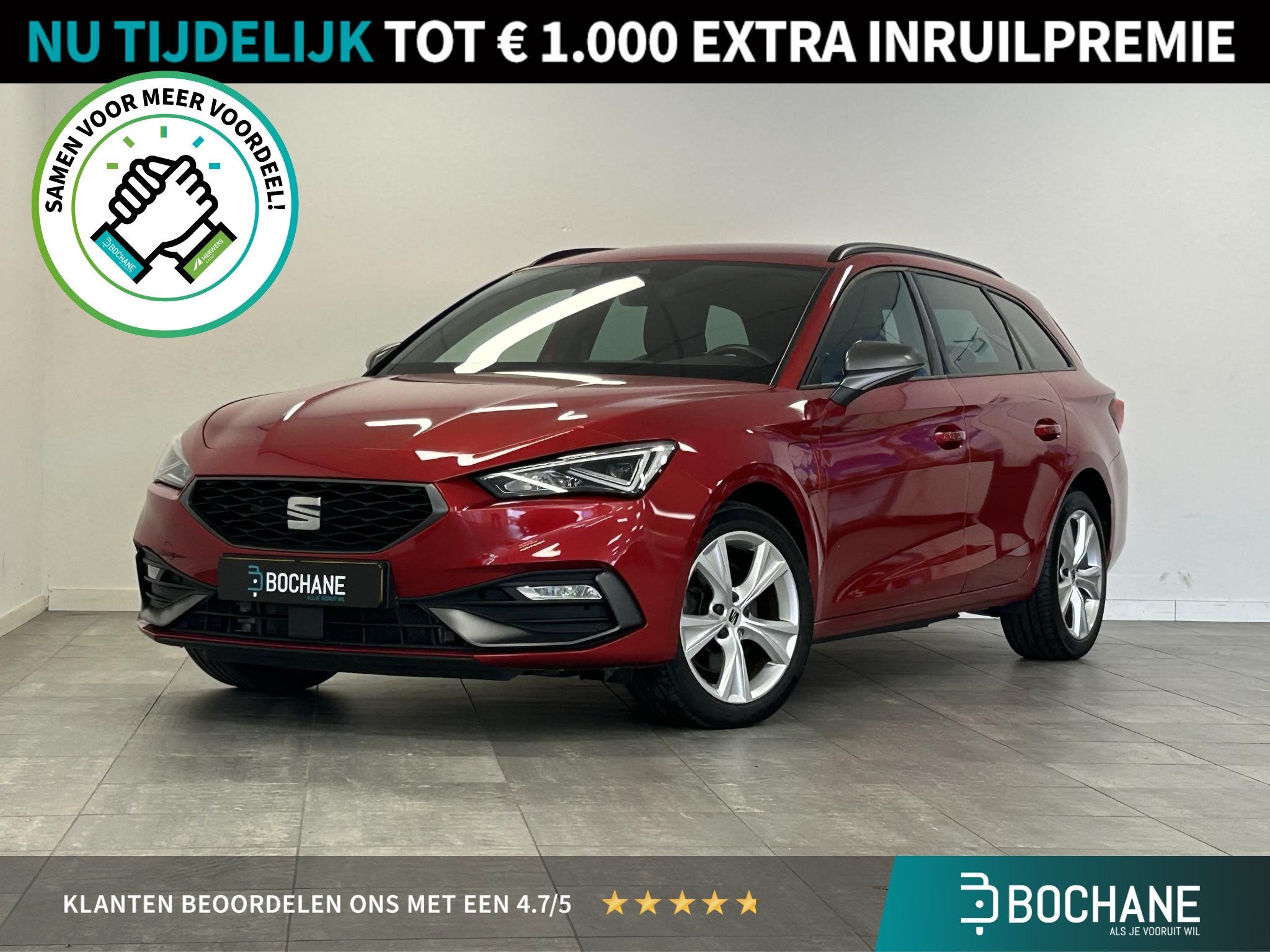 SEAT Leon Sportstourer 1.4 TSI eHybrid PHEV FR Business Inte, Stof, Gebruikt, 4 cilinders, Leon