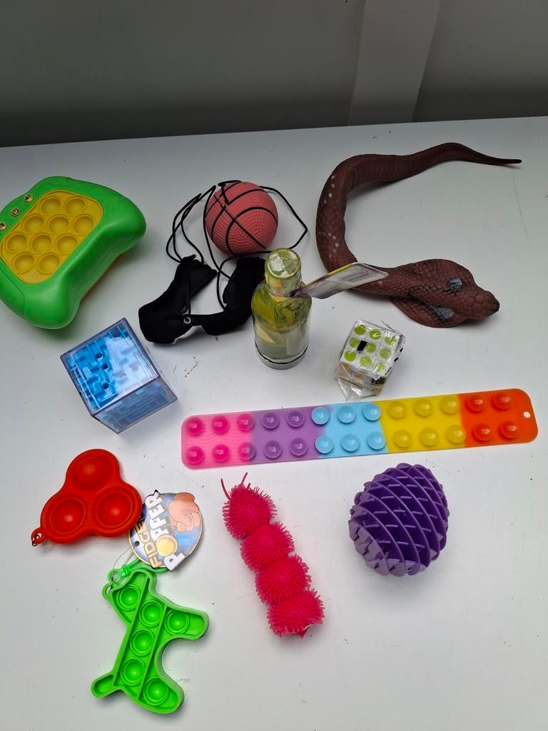 Grote collectie fidget toys en stressballen, Ophalen of Verzenden, Gebruikt, Jongen of Meisje