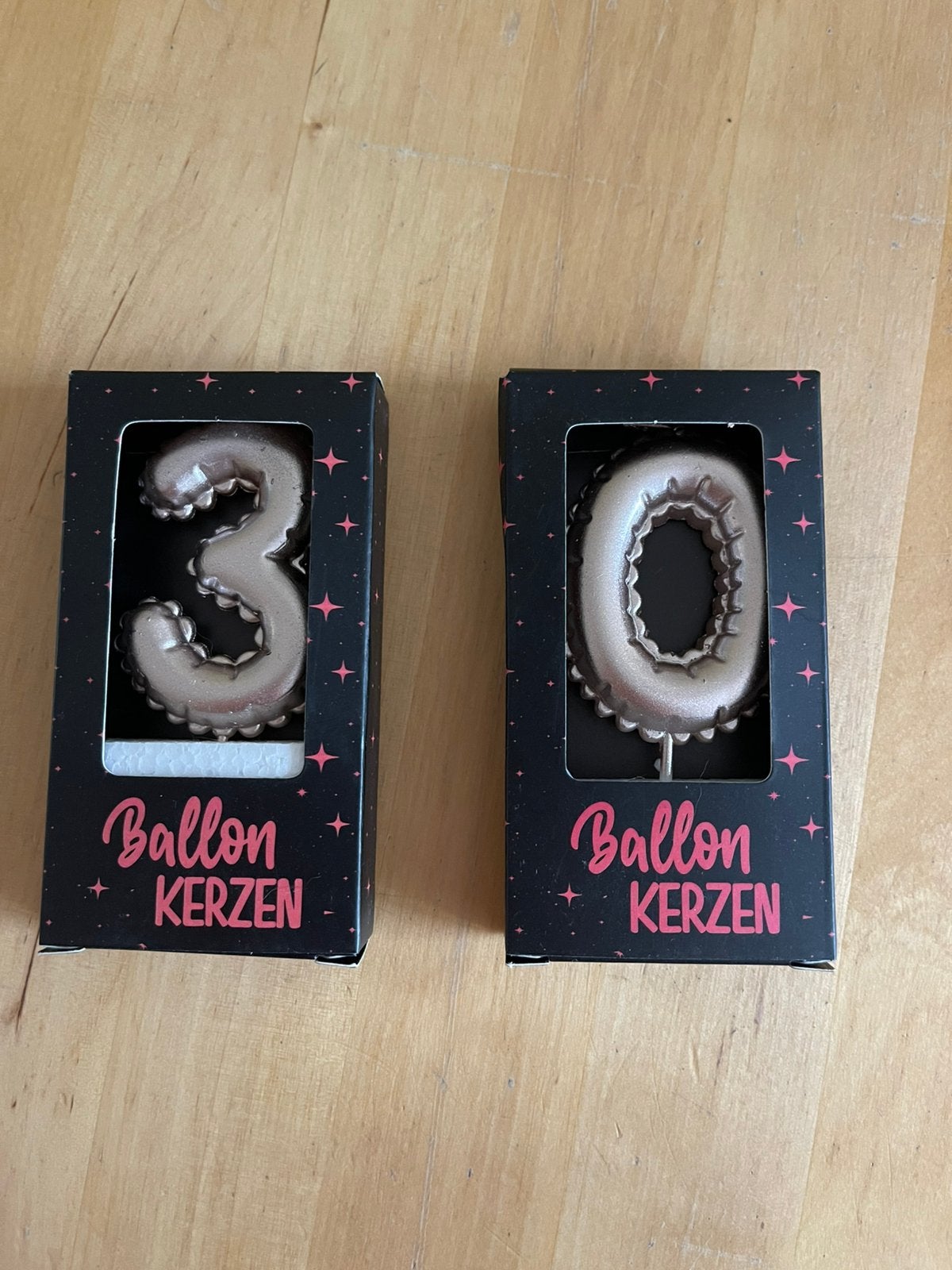 Kaarsjes leeftijd 30, Ophalen of Verzenden, Nieuw, Versiering, Verjaardag