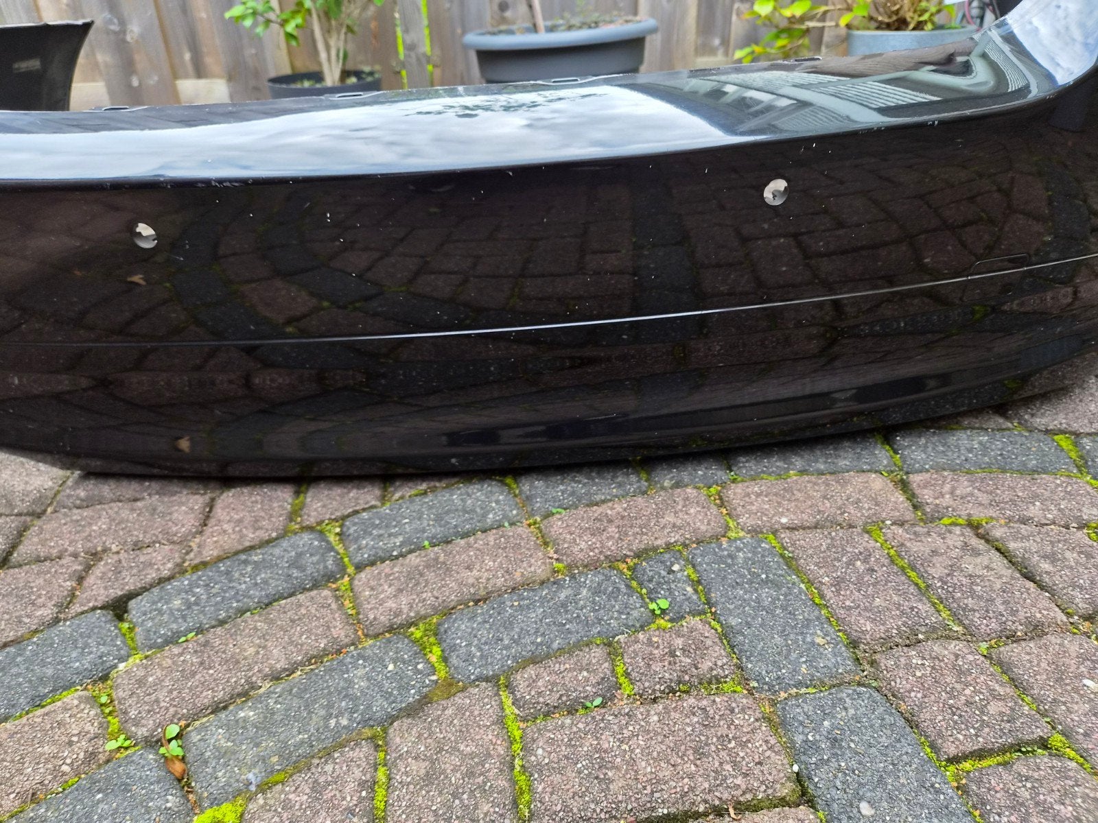 BMW E90/E91 Achterbumper Zwart (Blacksapphire). ophalen, Ophalen, Gebruikt, Achter, Bumper