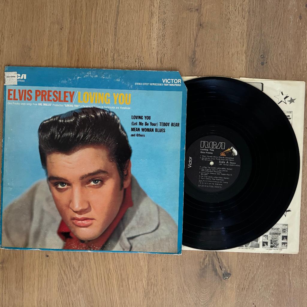 Elvis LP - Loving You - USA 1977, Cd's en Dvd's, Vinyl | Rock, Ophalen of Verzenden, Gebruikt, 12 inch, Poprock