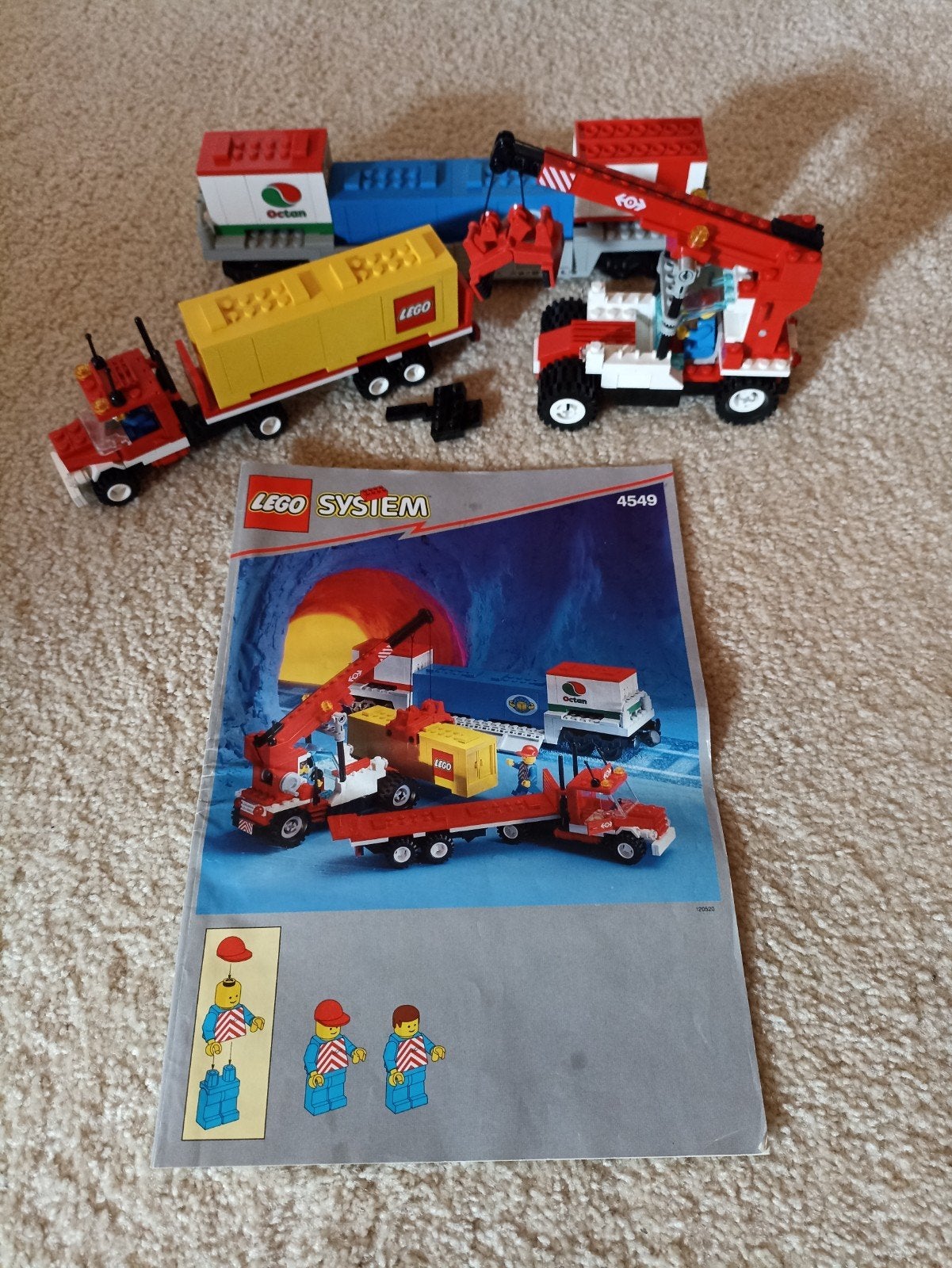 Lego 4549 Container Transport met Kraan en Vrachtwagen, Kinderen en Baby's, Compleet, Gebruikt, Overige thema's, Lego