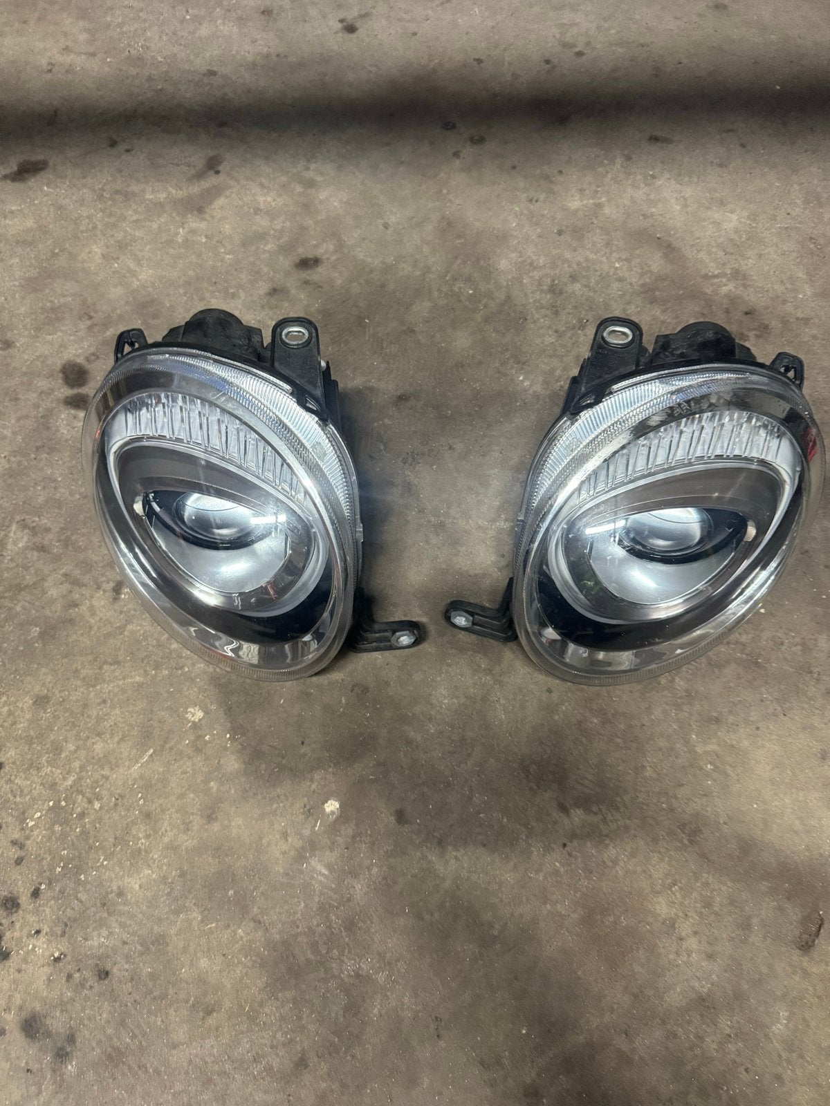 Fiat 500 / Abarth 595 Facelift Koplampen, Ophalen of Verzenden, Gebruikt, Fiat