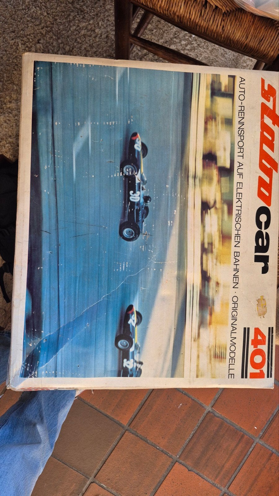 Stabocar 401 Elektrische Racebaan 1:32 met 2 Raceauto's, Overige merken, Zelf te bouwen, Ophalen of Verzenden, Elektrisch