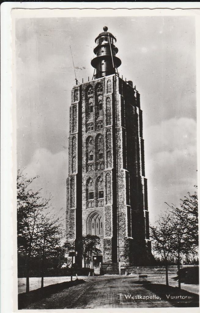 westkapelle- vuurtoren, Ophalen of Verzenden, 1940 tot 1960, Zeeland