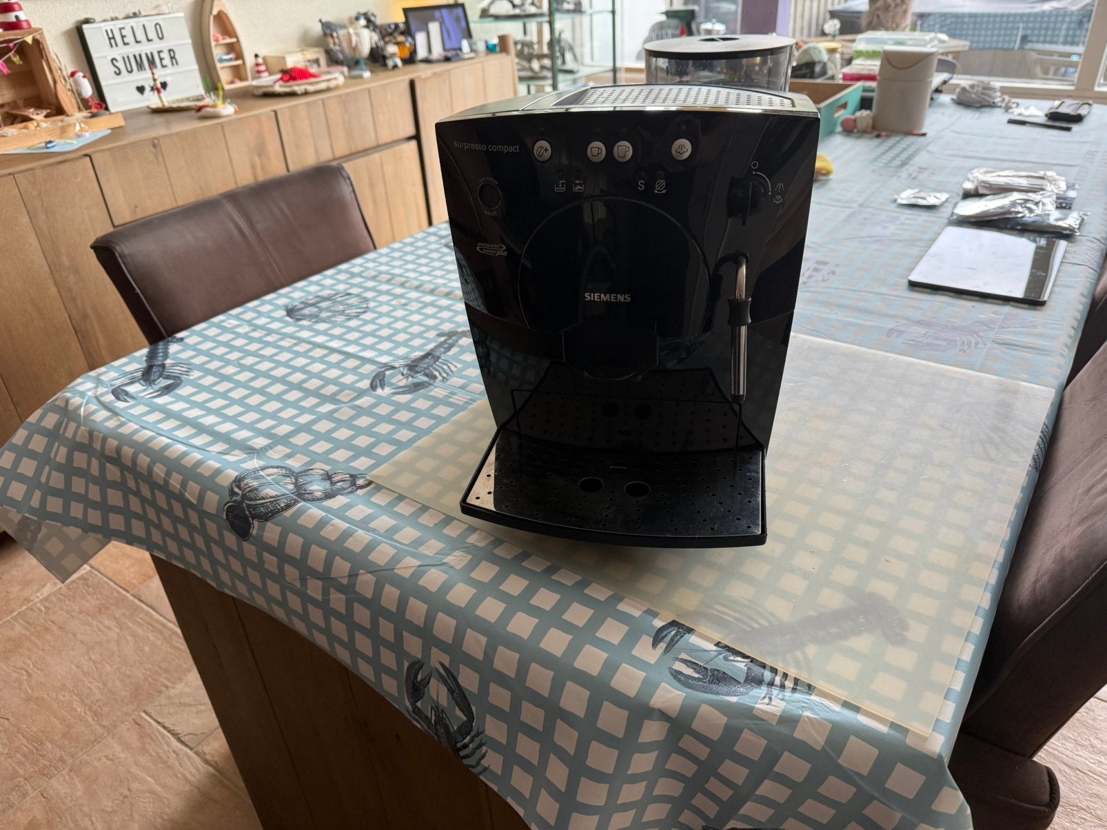 Siemens surpresso compact volautomaat, Ophalen, Espresso apparaat, Refurbished, Gemalen koffie