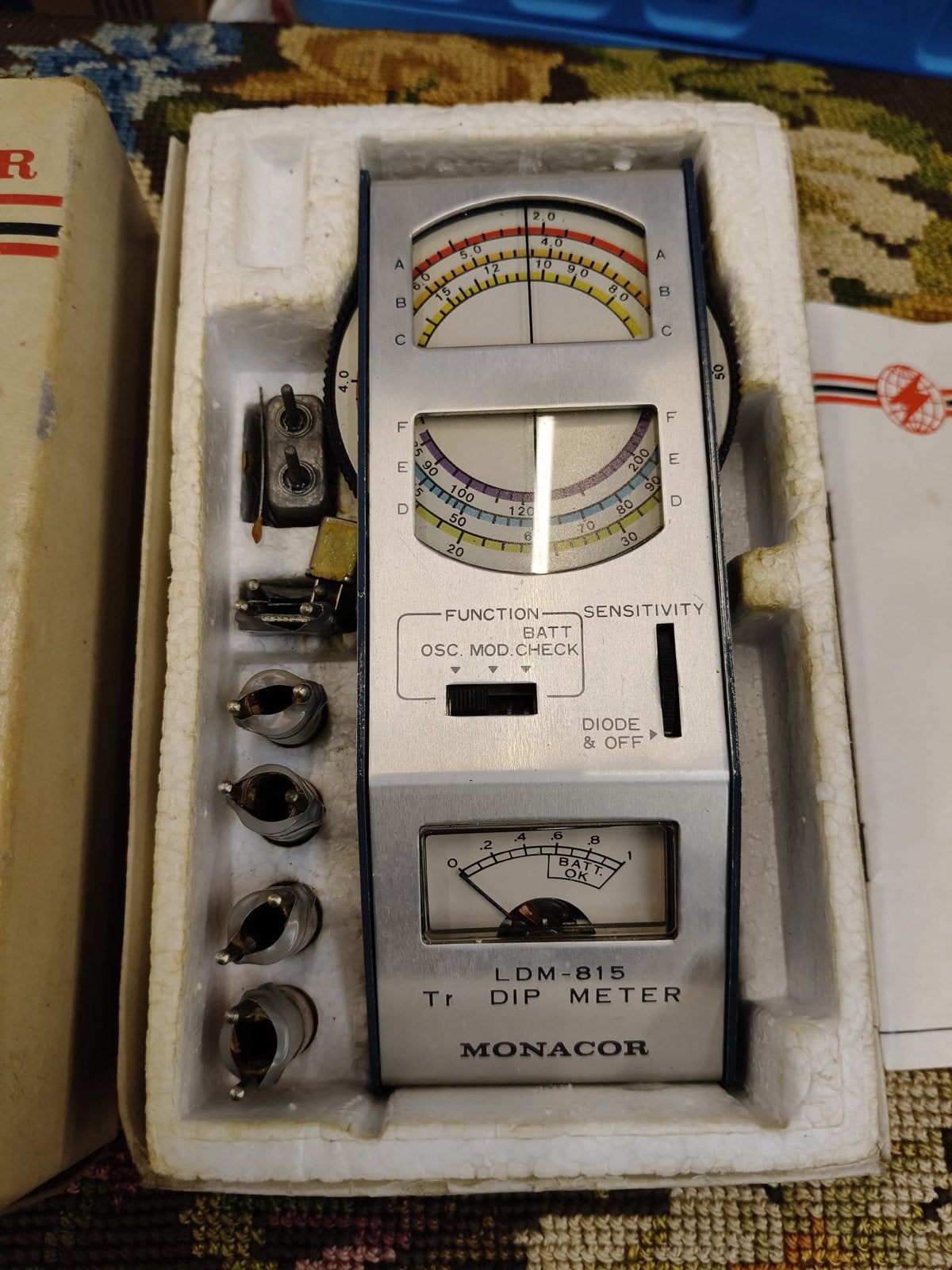 Monacor LDM-815 Tr Dip Meter - Vintage Meetinstrument, Ophalen of Verzenden, Zo goed als nieuw, Overige meters