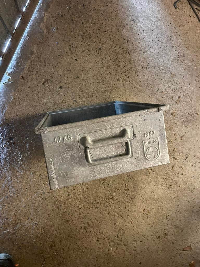 Metalen bak, Ophalen, Zo goed als nieuw, 50 tot 100 cm, Minder dan 50 cm