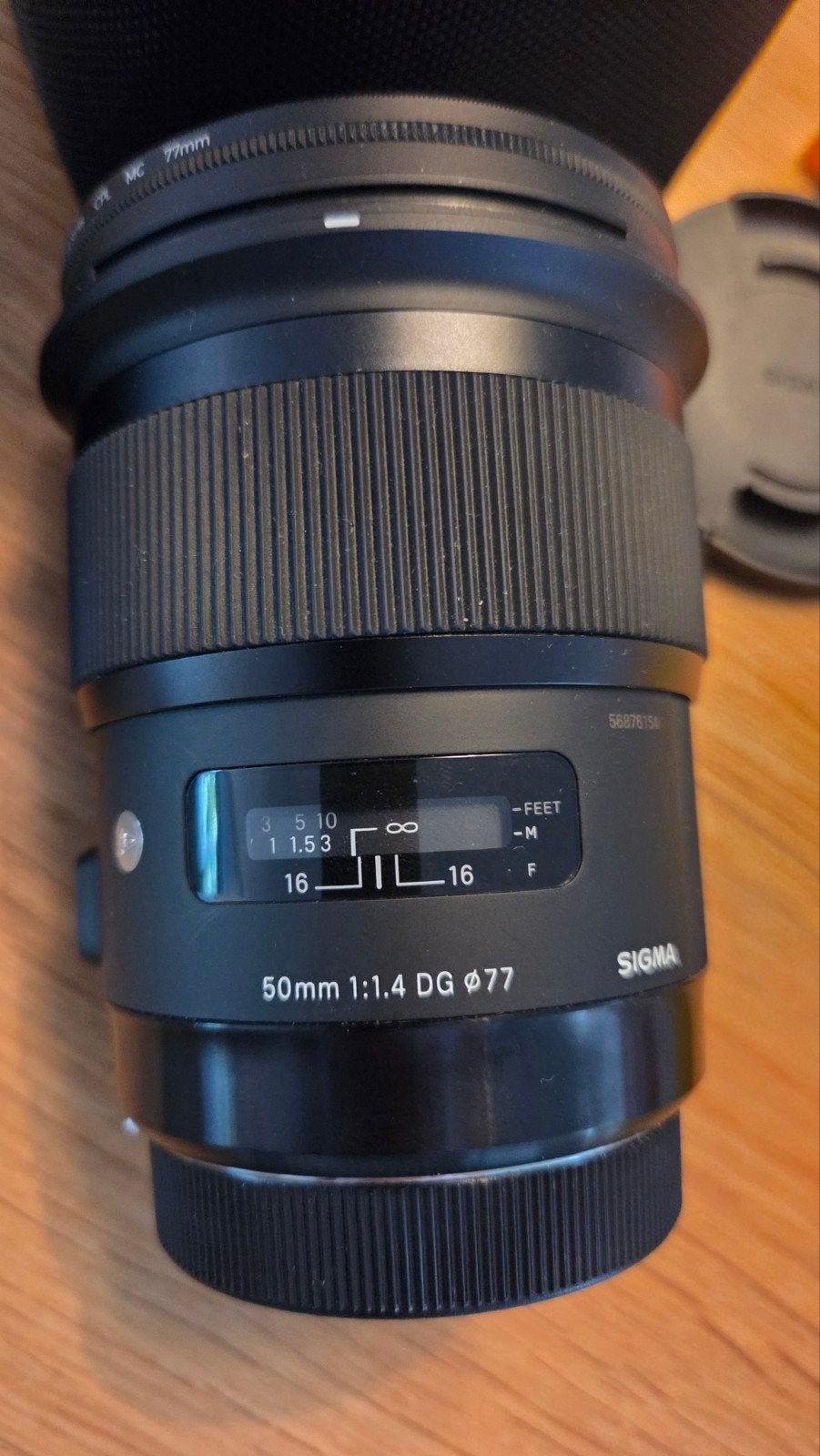 Sigma lens 50mm F1.4 DG HSM Art Canon EF, Audio, Tv en Foto, Fotografie | Lenzen en Objectieven, Sigma, Ophalen of Verzenden, Zo goed als nieuw