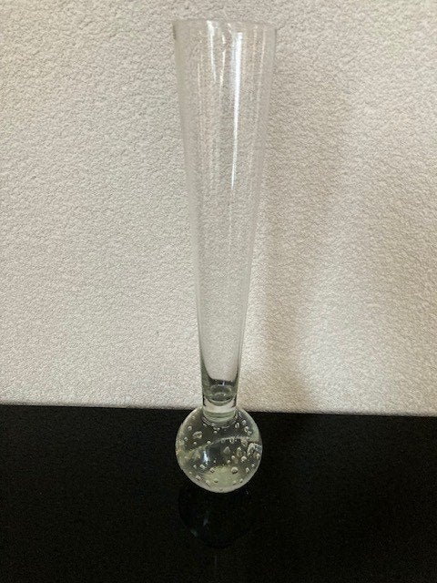 spijkerglas vaasje/solifleur jaren 50 groot en gaaf, Ophalen of Verzenden