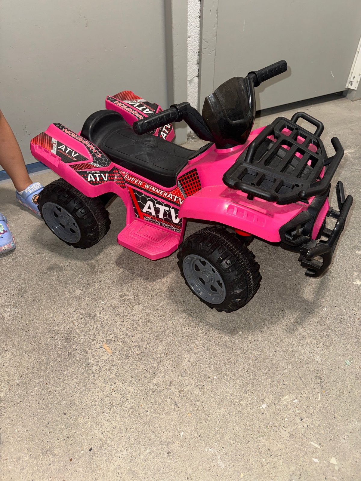 quad voor kleine kindjes, Ophalen, Gebruikt
