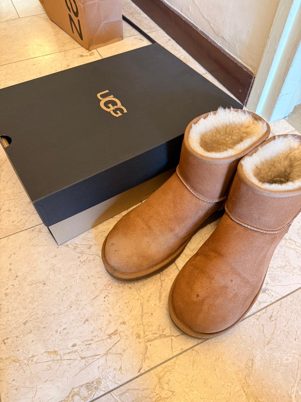 Uggs maat 44, Kleding | Heren, Schoenen, Ophalen of Verzenden, Gedragen, Bruin