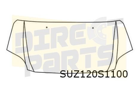 Suzuki Ignis (9/03-) motorkap (te spuiten) Origineel! 573007, -, -, Nieuw, -