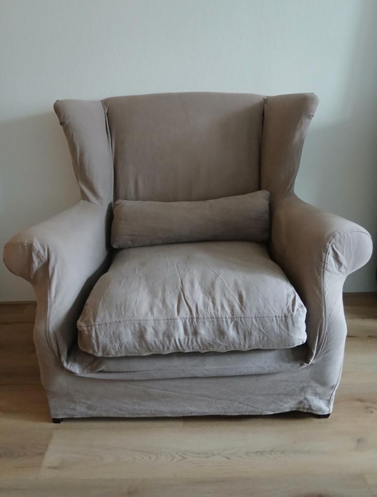 Fauteuil, Ophalen of Verzenden, Gebruikt, 75 tot 100 cm, 100 tot 125 cm