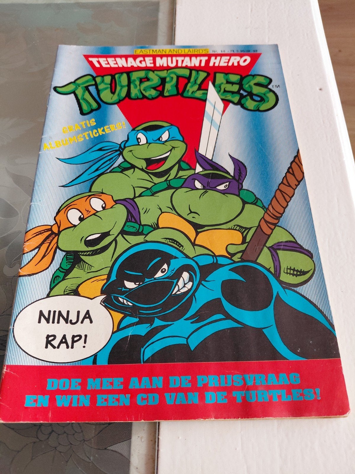 ⁠Teenage Mutant Hero Turtles nummer 14 1991, Europa, Ophalen of Verzenden, Junior Press, Gelezen