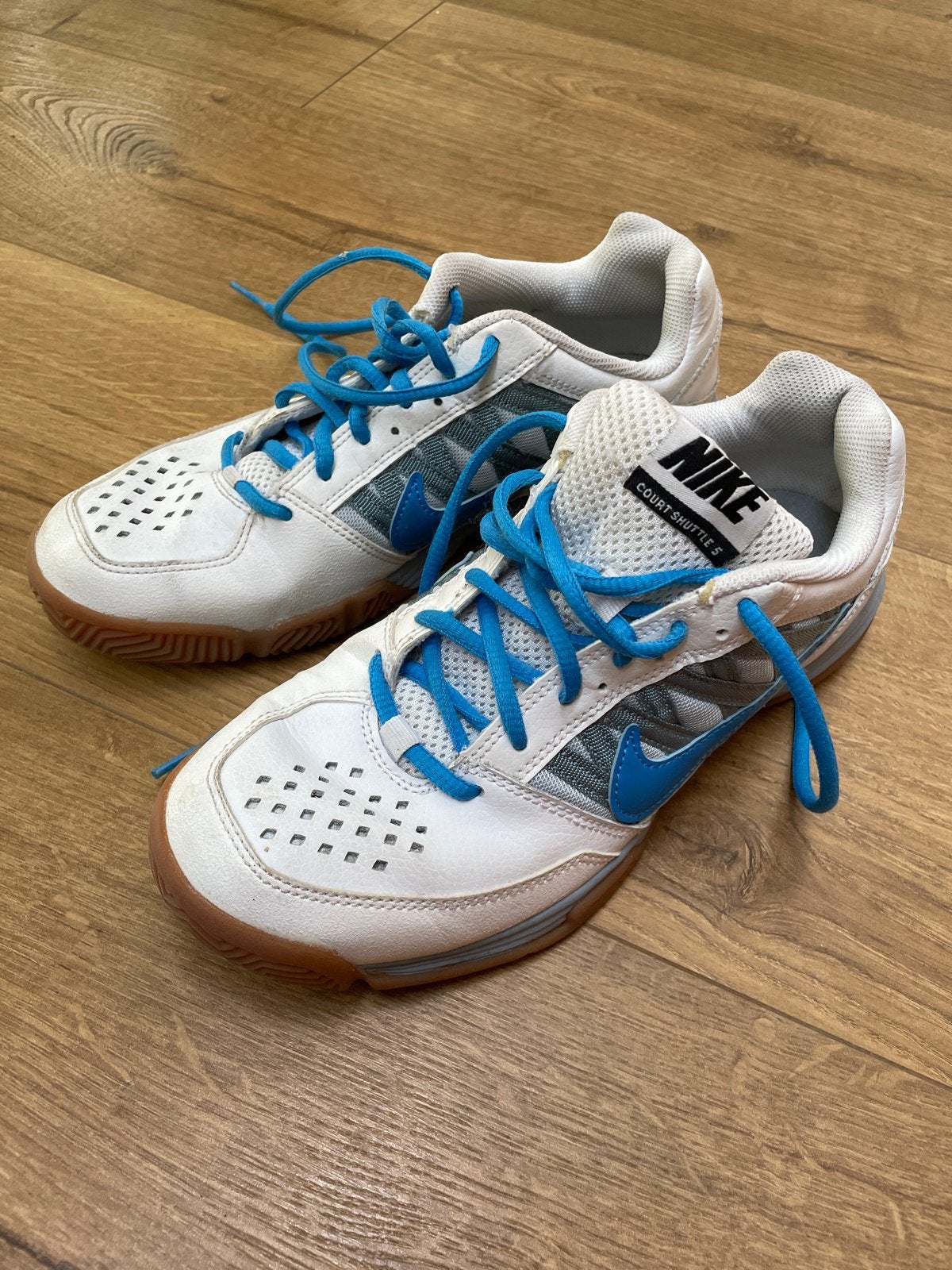 Nike Court Shuttle 5 Tennisschoenen - Maat 40, Ophalen, Gedragen, Wit, Sportschoenen