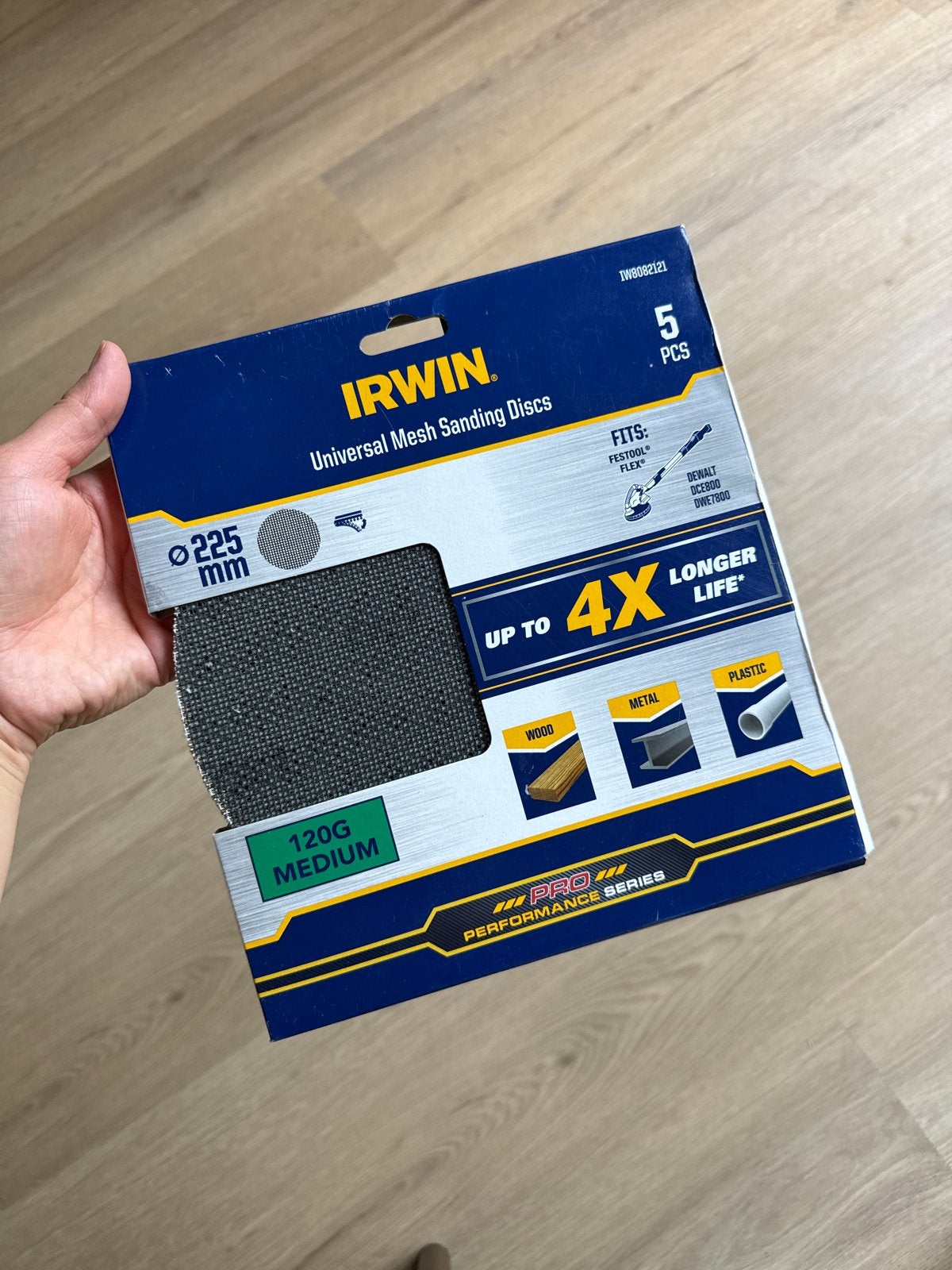Schuurbladen 225mm 120G (5 stuks), Ophalen, Nieuw, Overige typen