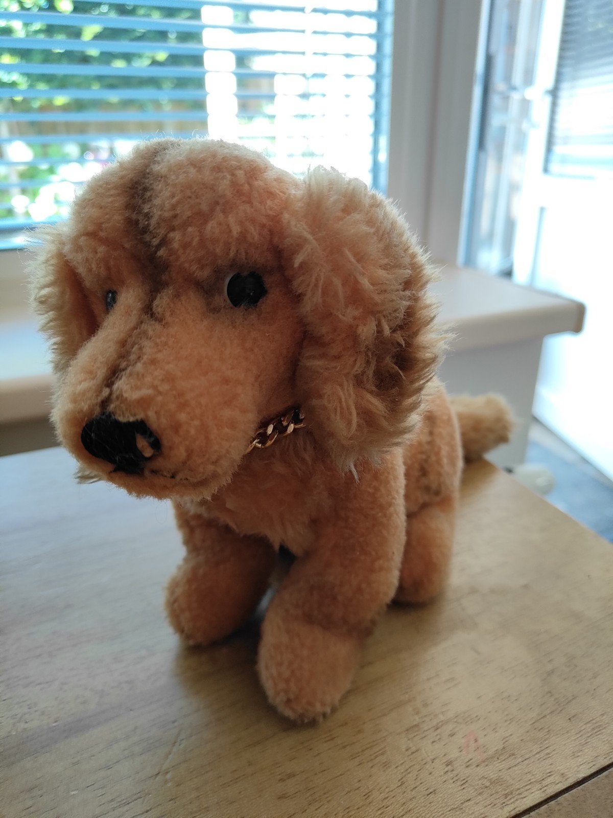 Originele Steiff knuffel hond - Zo goed als nieuw, Overige merken, Zo goed als nieuw, Bruin, Hond