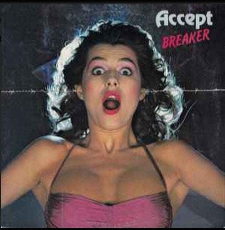 Accept Breaker Vinyl 1981, LP, Heavy metal, Originele persing, Ophalen of Verzenden