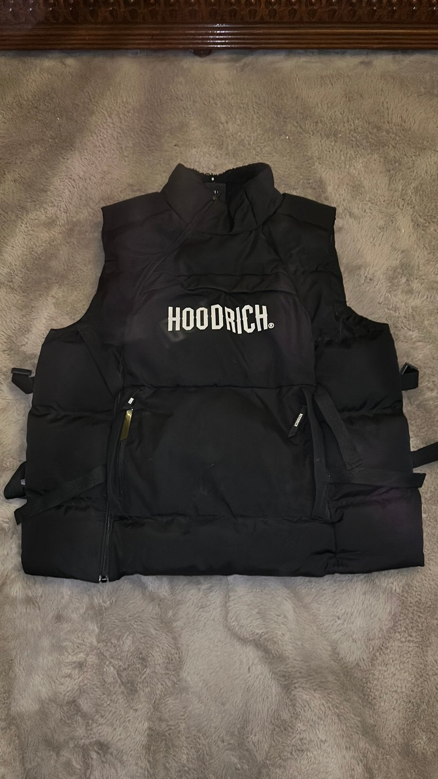 Hoodrich boddywarmer maatje L, Kleding | Heren, Ophalen of Verzenden, Zo goed als nieuw, Zwart