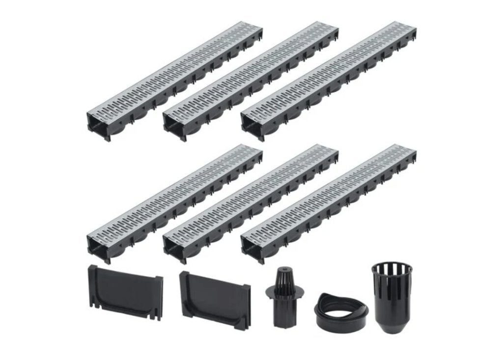 NIEUW | Afvoergoot sleufgoot lijngoot 6 stuks! GRATIS BEZORD, Pvc, Verzenden, Nieuw, Minder dan 2 meter