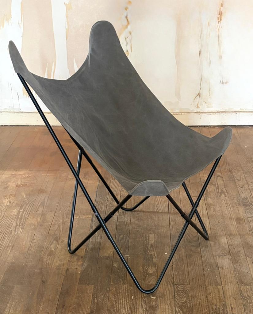 Vlinderstoel / Butterfly chair - Comfortabel & Draagbaar, Ophalen of Verzenden, Zo goed als nieuw, Metaal, Eén