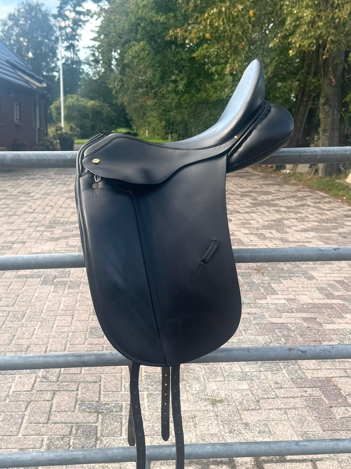 Albion dressuur zadel 17,5 inch, Dieren en Toebehoren, Ophalen of Verzenden, Dressuur