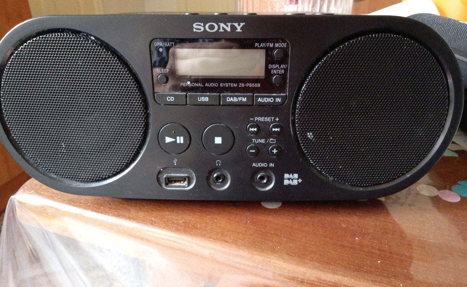 Mooie Sony radio met CD-speler en DAB+, Ophalen, Zo goed als nieuw, Radio, Met cd-speler