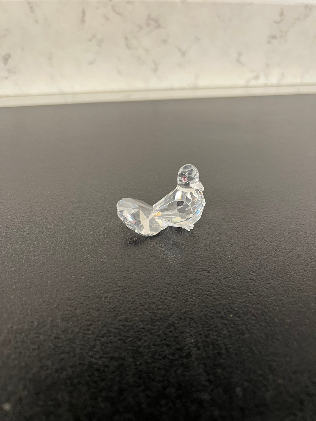 Pauwtje, Uiltje en Eendje van Swarovski., Ophalen of Verzenden, Zo goed als nieuw, Figuurtje