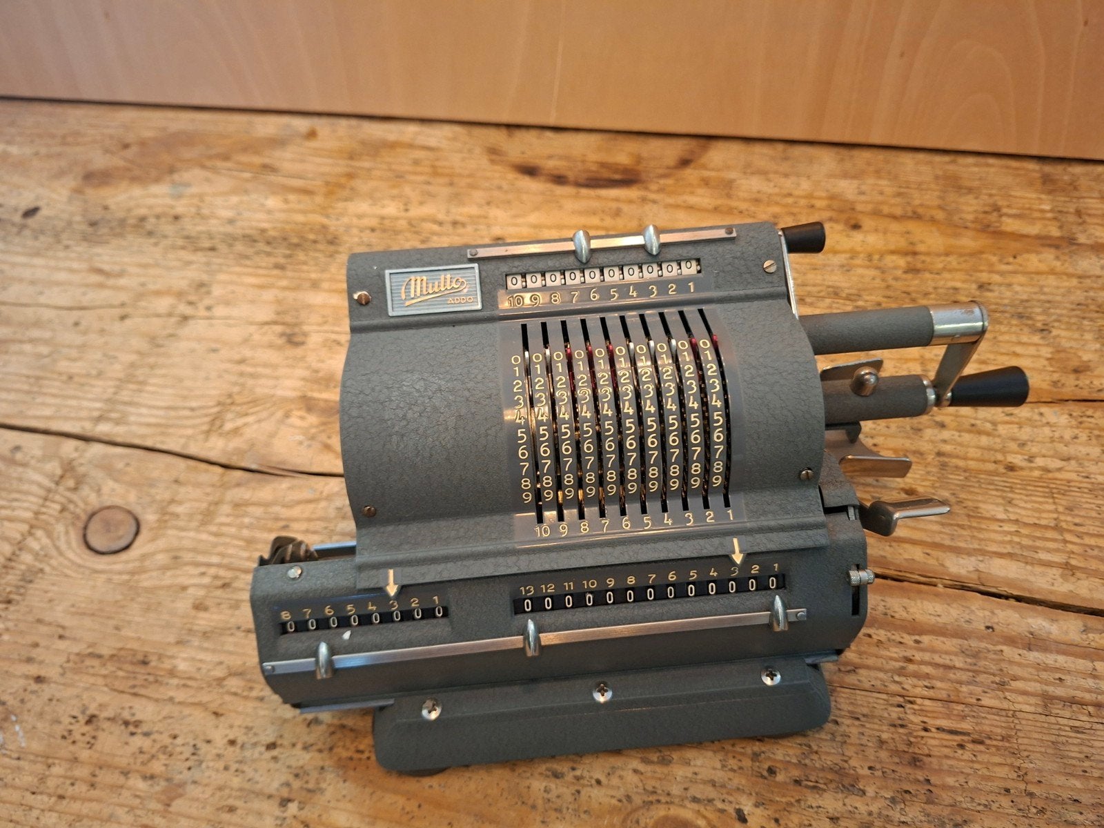 Vintage Multo Addo Model 3 Rekenmachine, Ophalen of Verzenden