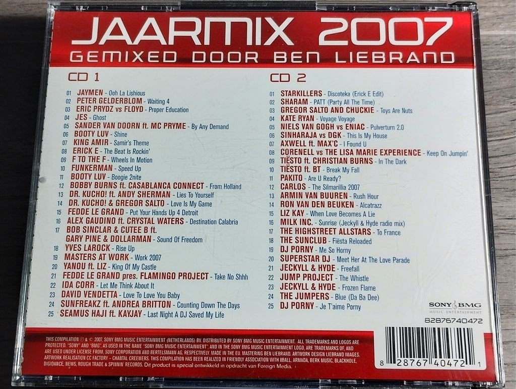 Ben Liebrand - Jaarmix 2007 [2 CD], Ophalen of Verzenden, Zo goed als nieuw, Disco