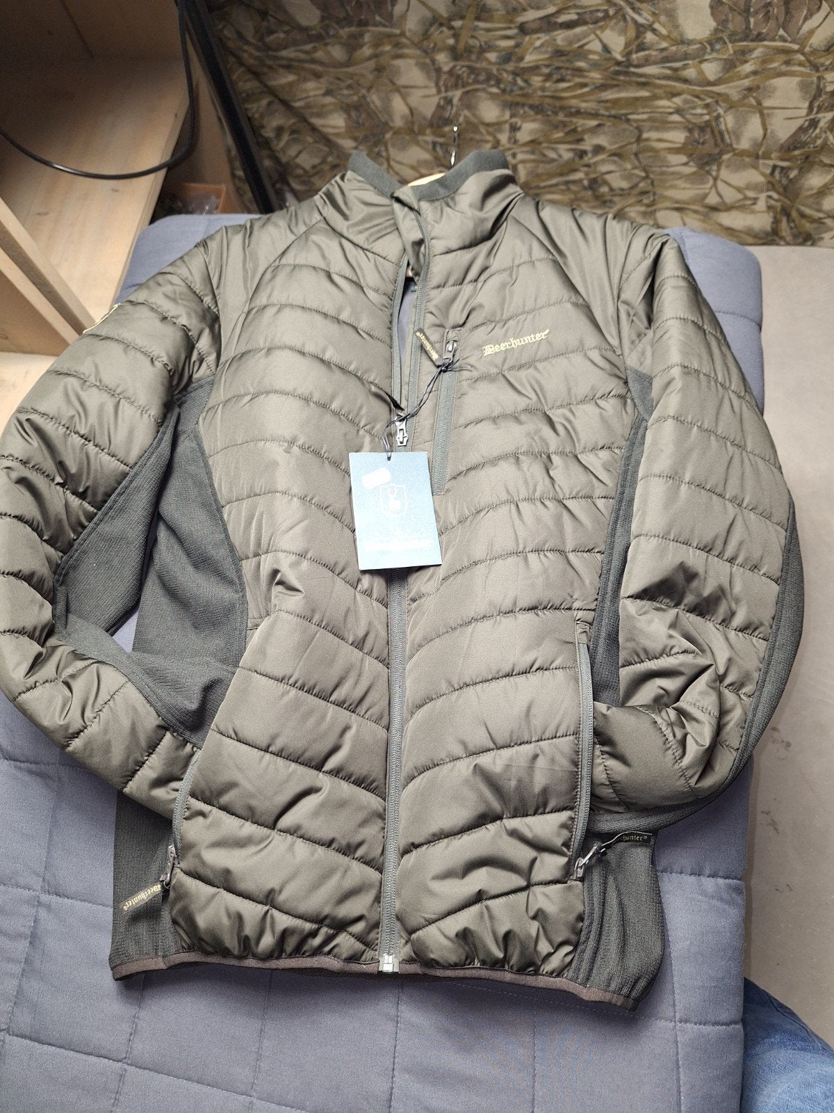 Deerhunter gewatteerde jas - Maat M, Maat 48/50 (M), Nieuw, Ophalen of Verzenden, Groen