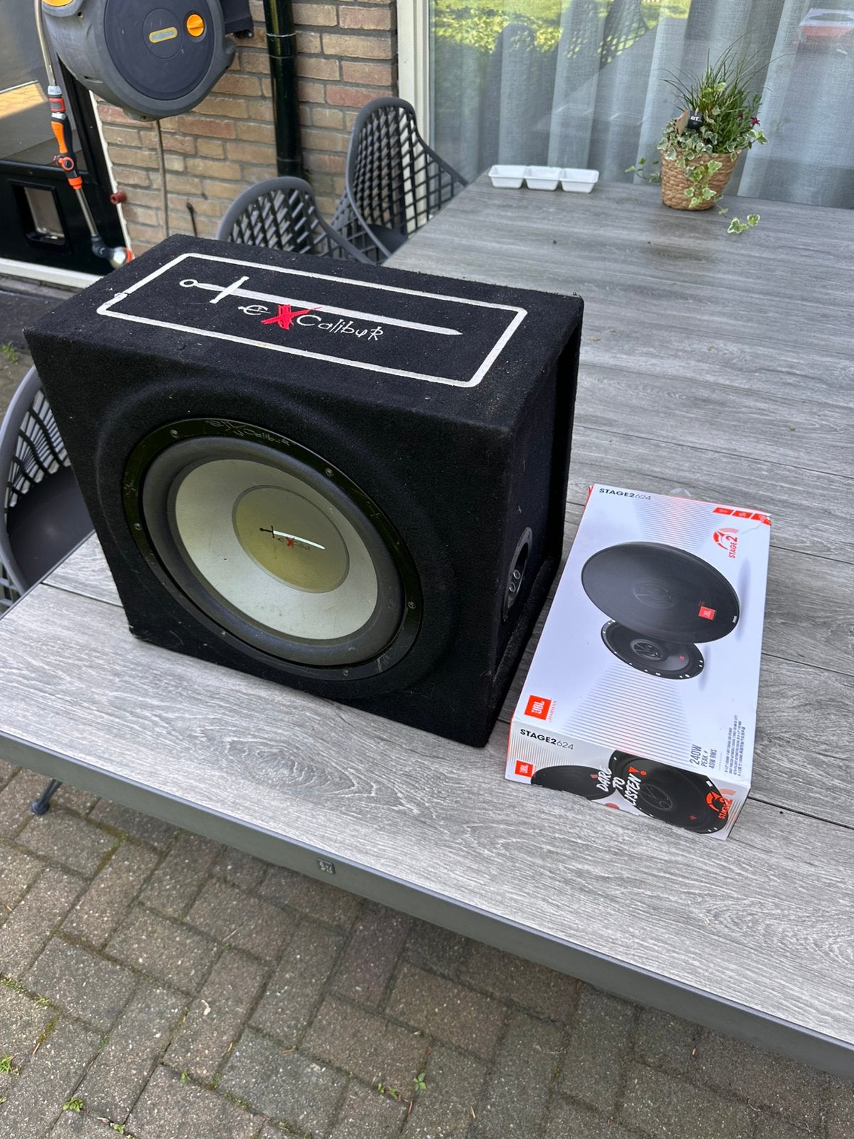Excalibur Subwoofer & JBL Stage2 Speakers, Ophalen of Verzenden, Zo goed als nieuw