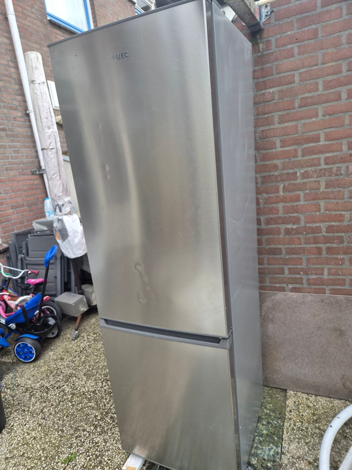 koelkast met vriezer, Gebruikt, 200 liter of meer, Met aparte vriezer, 160 cm of meer
