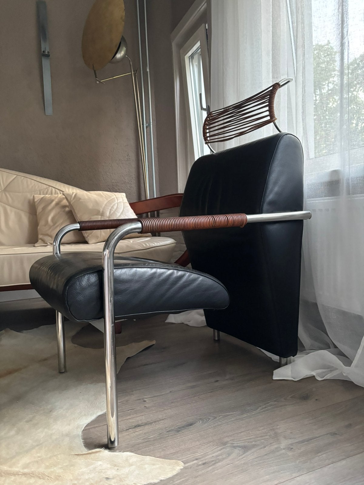 Zanotta Fauteuil Niccola door Andrea Branzi 1992, Ophalen, Zo goed als nieuw, 50 tot 75 cm