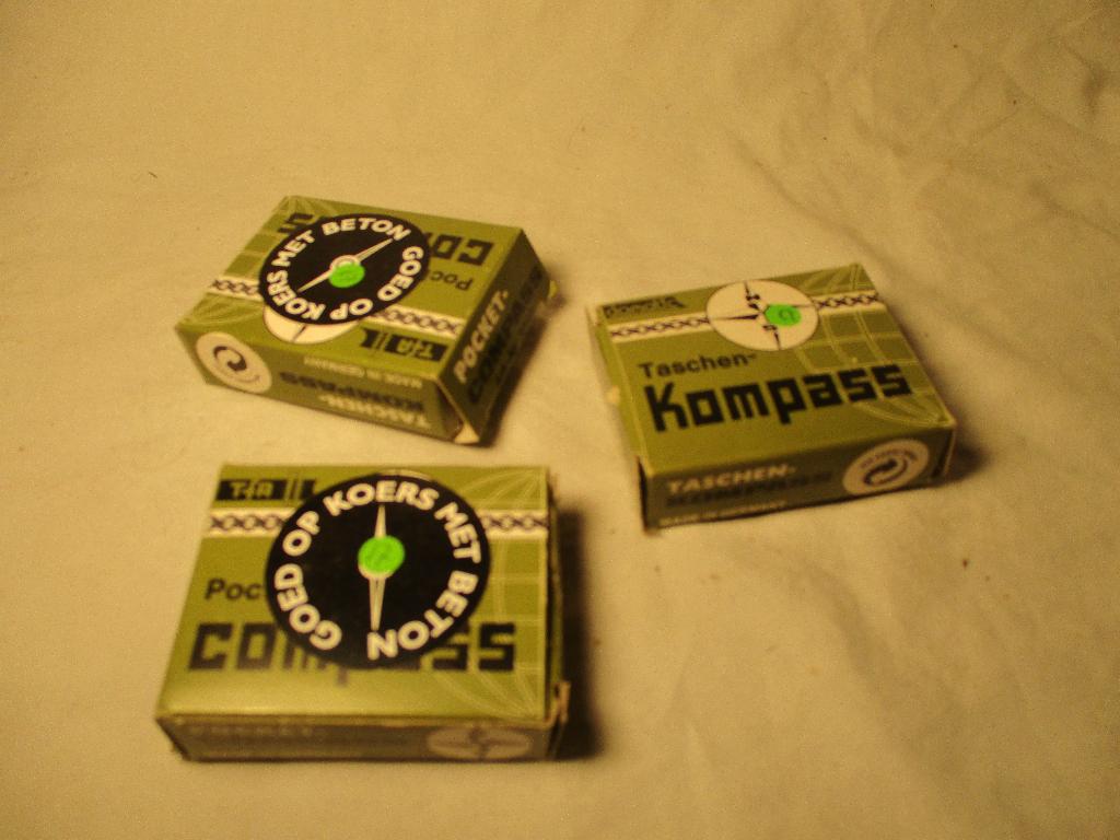 3x kompasjes, Ophalen of Verzenden