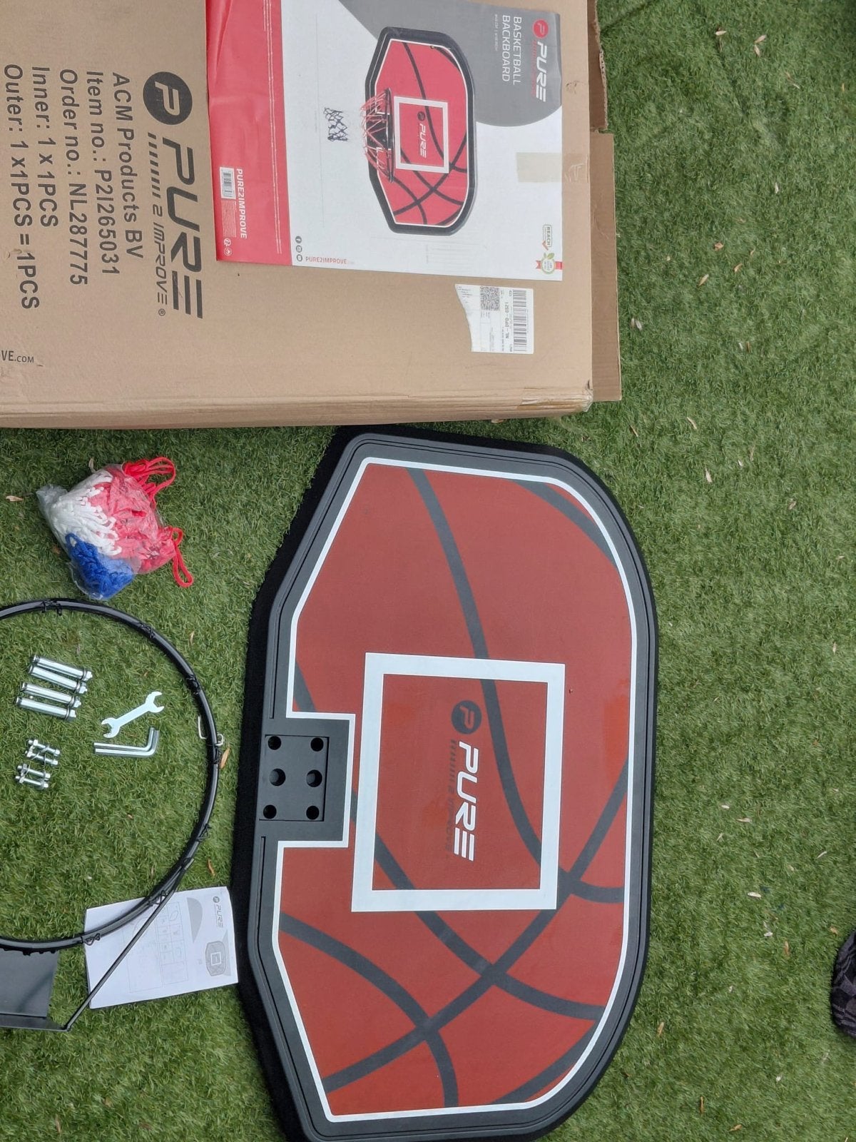 Nieuw Pure Basketbal Backboard - Ongebruikt in doos, Ophalen, Nieuw, Ring, Bord of Paal