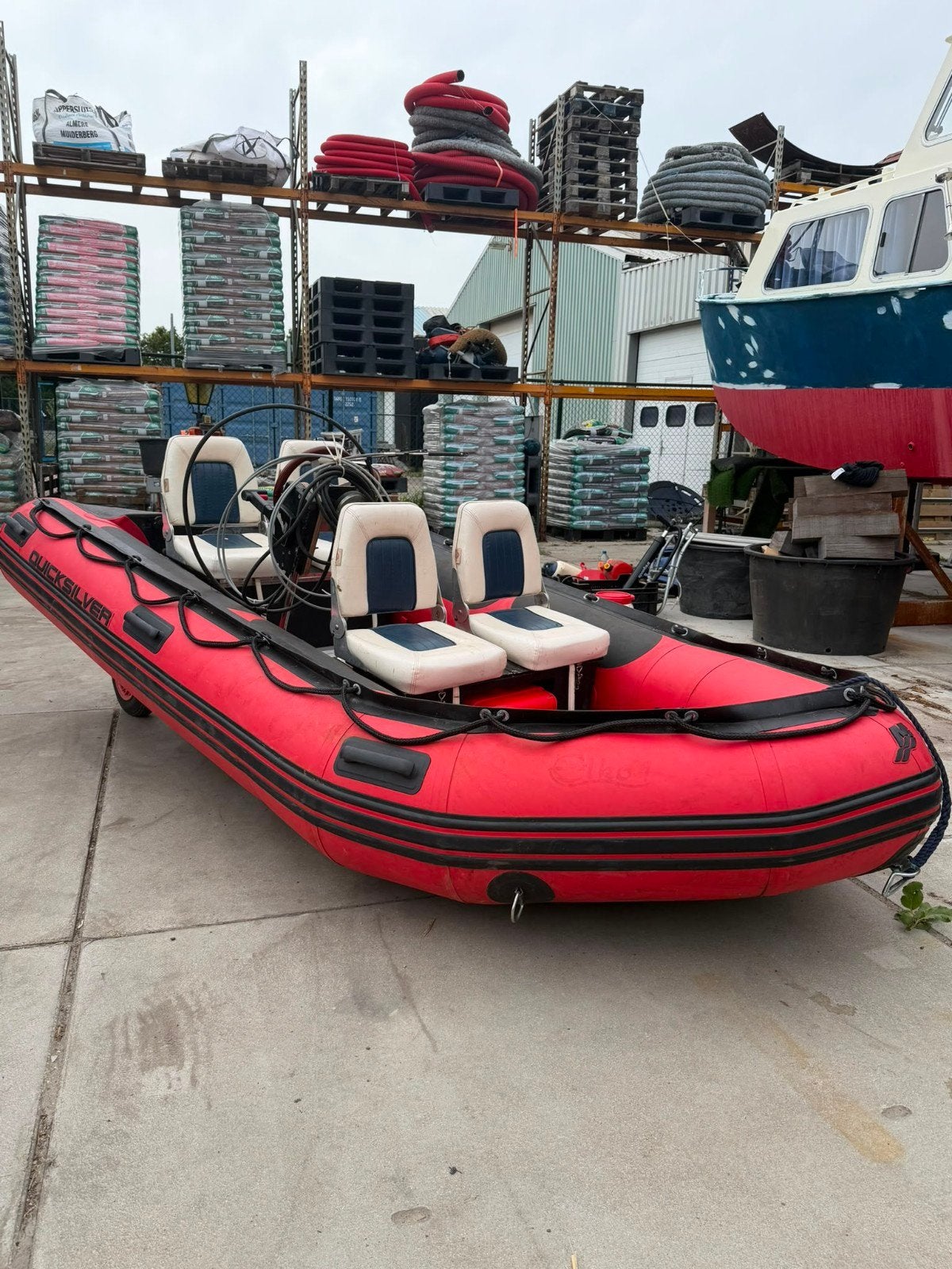 quasilver rubberboot 380, Ophalen of Verzenden, 4 m, Mercury