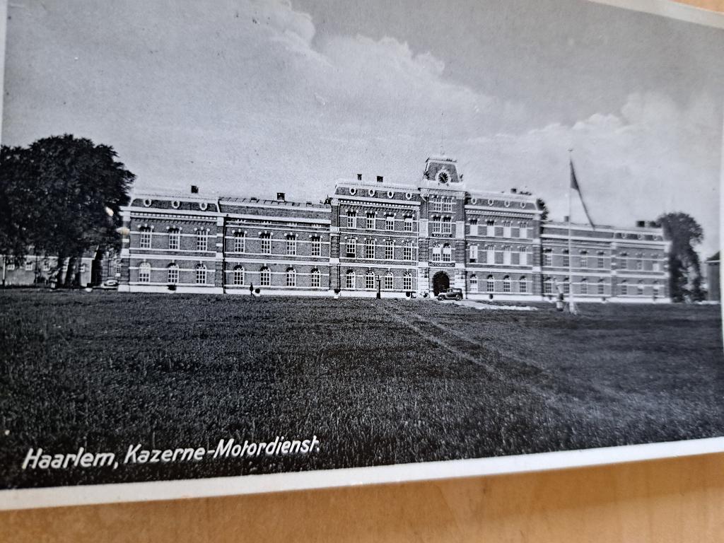 Kazerne Haarlem ( Motordienst) 1937, Verzamelen, Gebruikt, Verzenden, Gebouw, Voor 1940