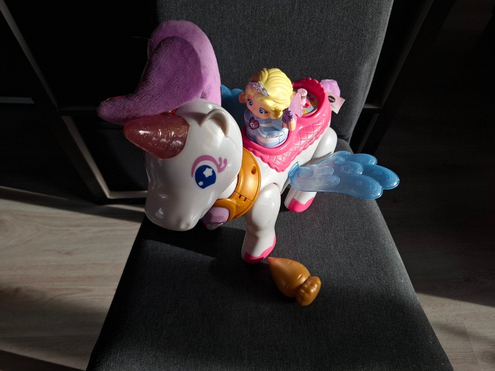 VTech Zoef Zoef Dieren Eenhoorn met Prinses, Ophalen, Zo goed als nieuw, Jongen of Meisje