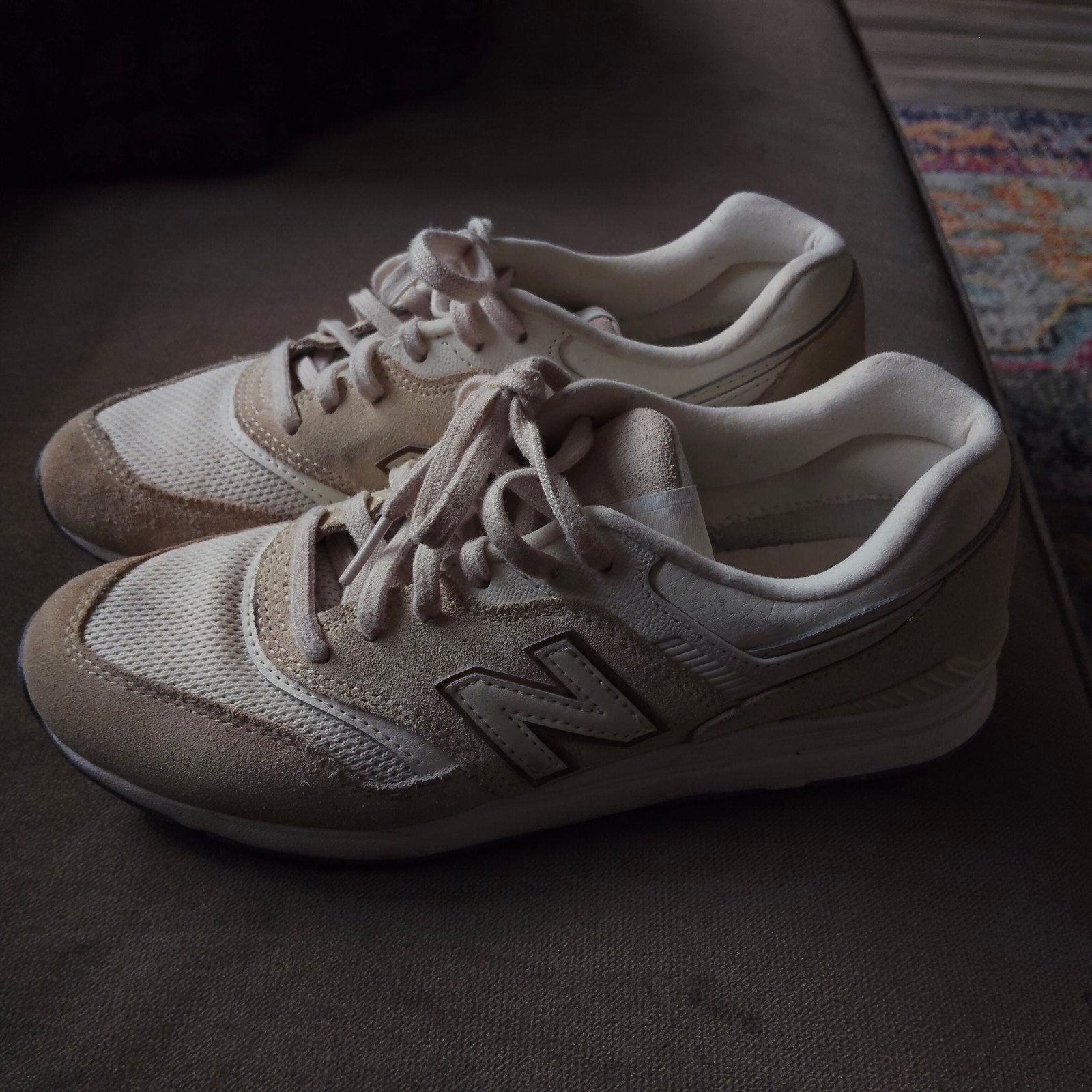 New Balance WL697CD Sneakers - Maat 40 - Nieuwstaat, Beige, New Balance, Ophalen of Verzenden, Sneakers of Gympen