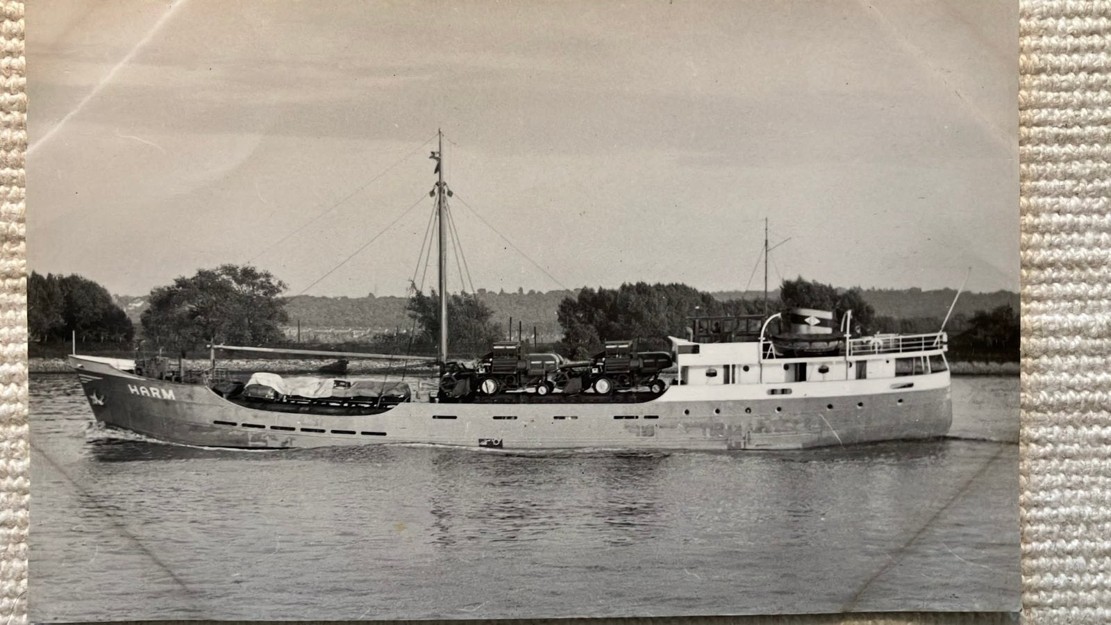 HARM   1950  deklast auto's / landbouwwerktuigen, Ophalen of Verzenden, Zo goed als nieuw, Kaart, Foto of Prent