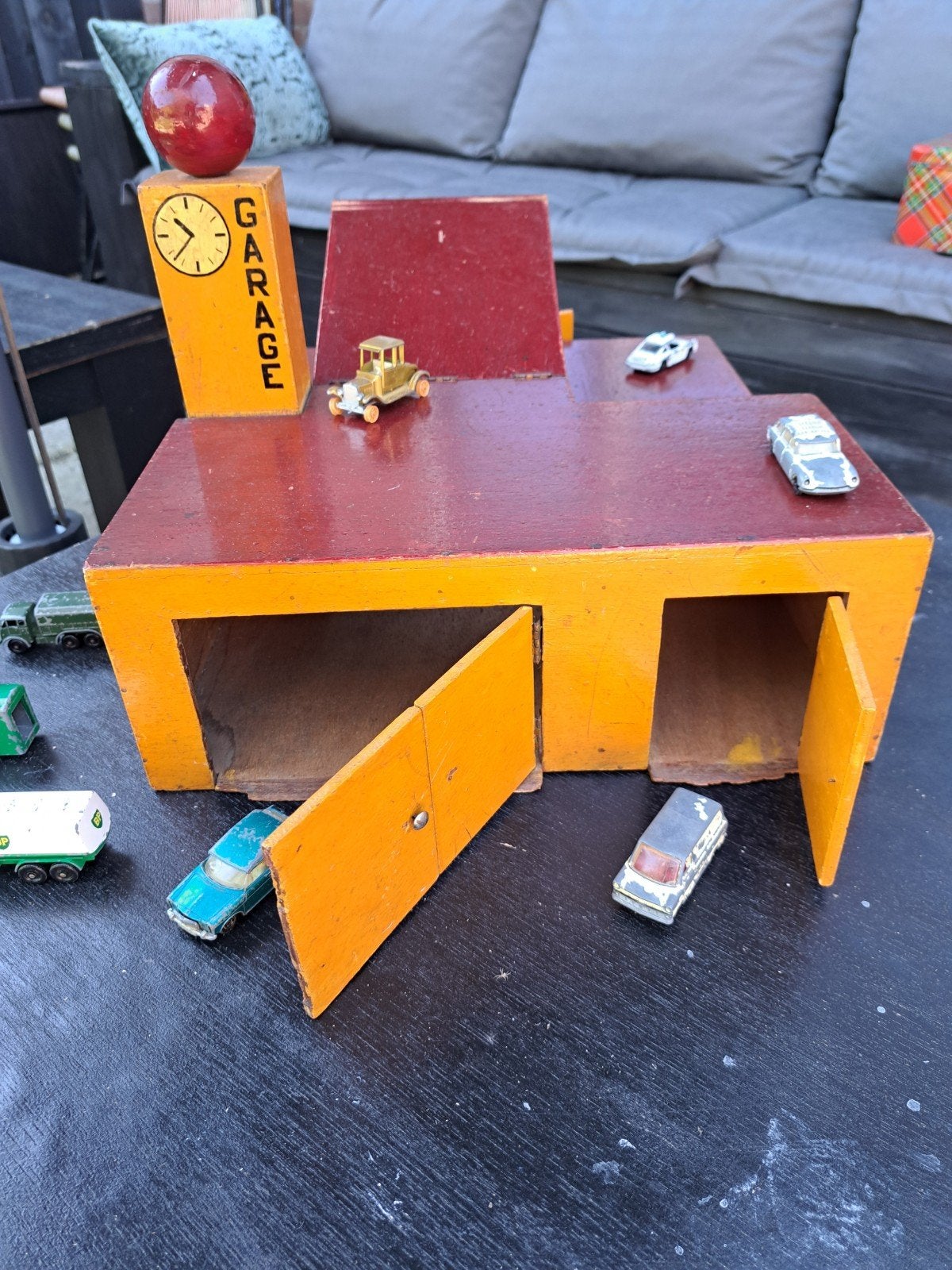 Houten garage jaren 40/50 vintage, Ophalen of Verzenden, Gebruikt