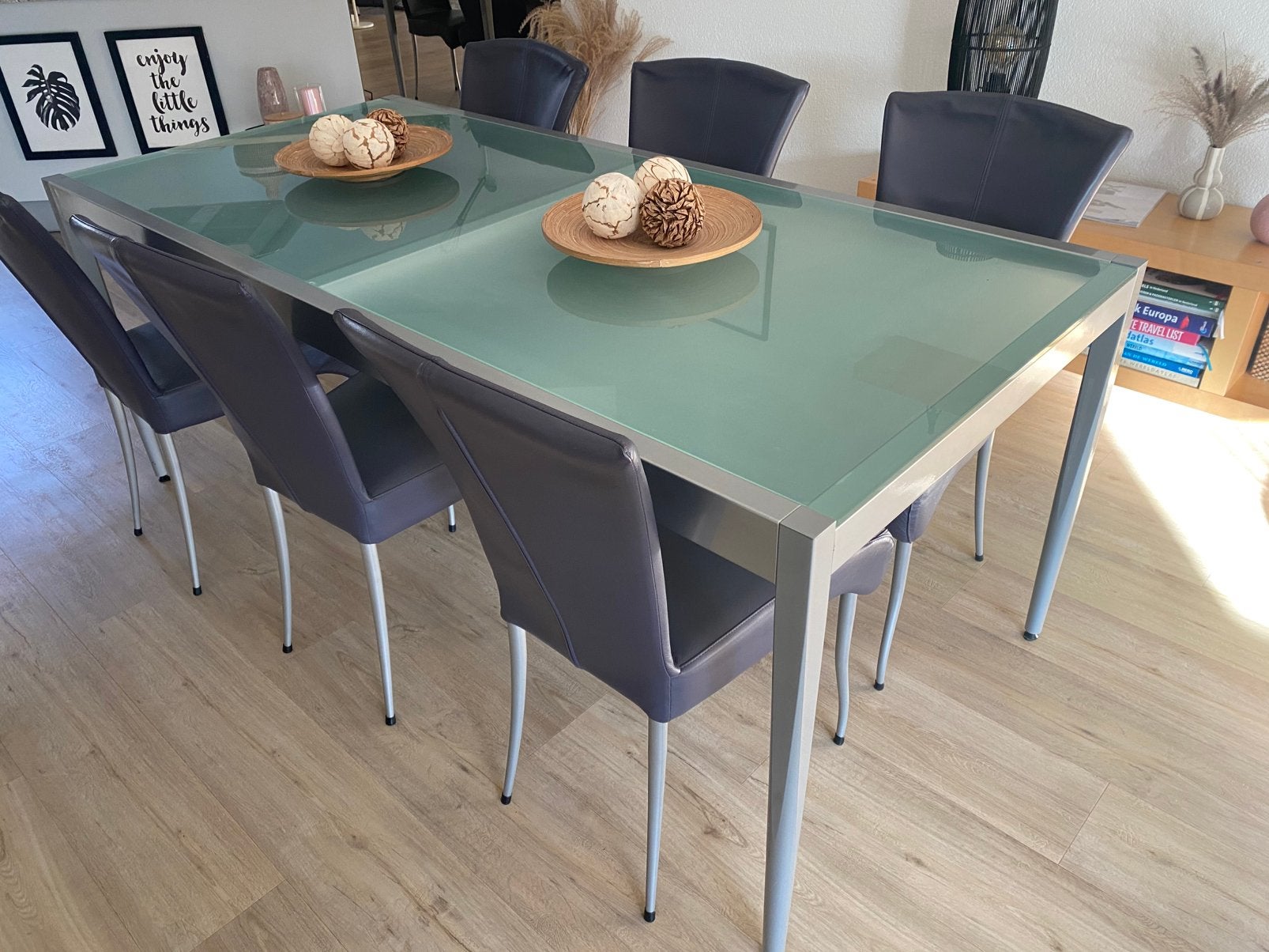 Moderne eethoek, Zo goed als nieuw, 150 tot 200 cm, Rechthoekig, 50 tot 100 cm