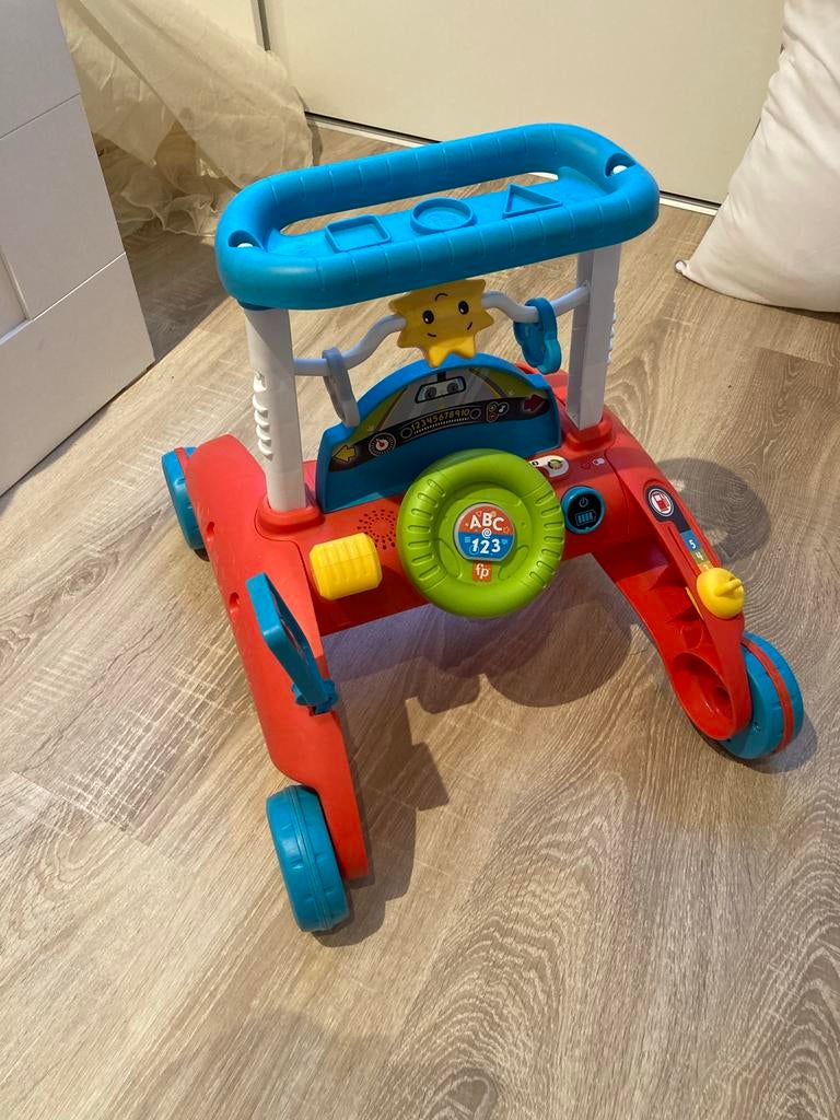 Fisher-Price Loopauto met Geluid, Ophalen, Zo goed als nieuw