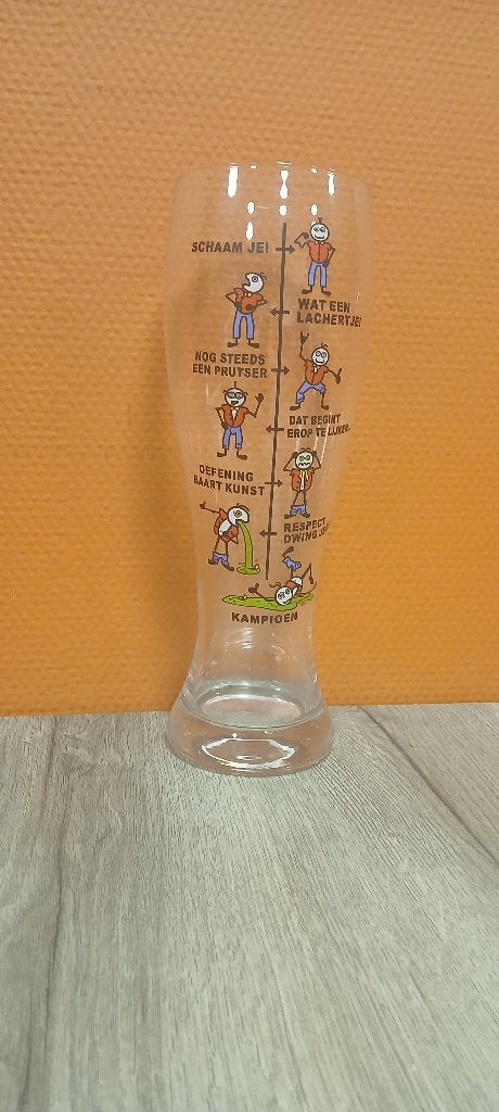 bierglas, Ophalen of Verzenden, Zo goed als nieuw, Bierglas