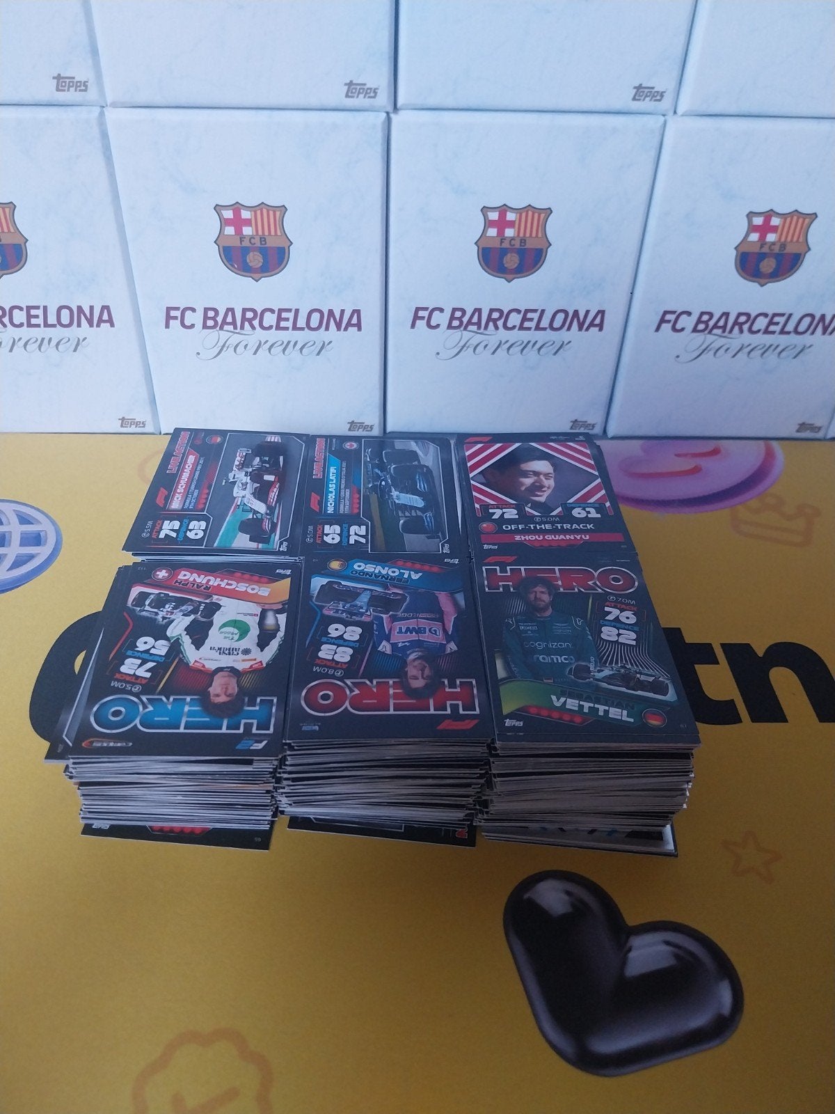 Lot +/- 600 kaarten Topps Turbo Attax 2022, Hobby en Vrije tijd, Stickers en Plaatjes, Ophalen of Verzenden, Zo goed als nieuw