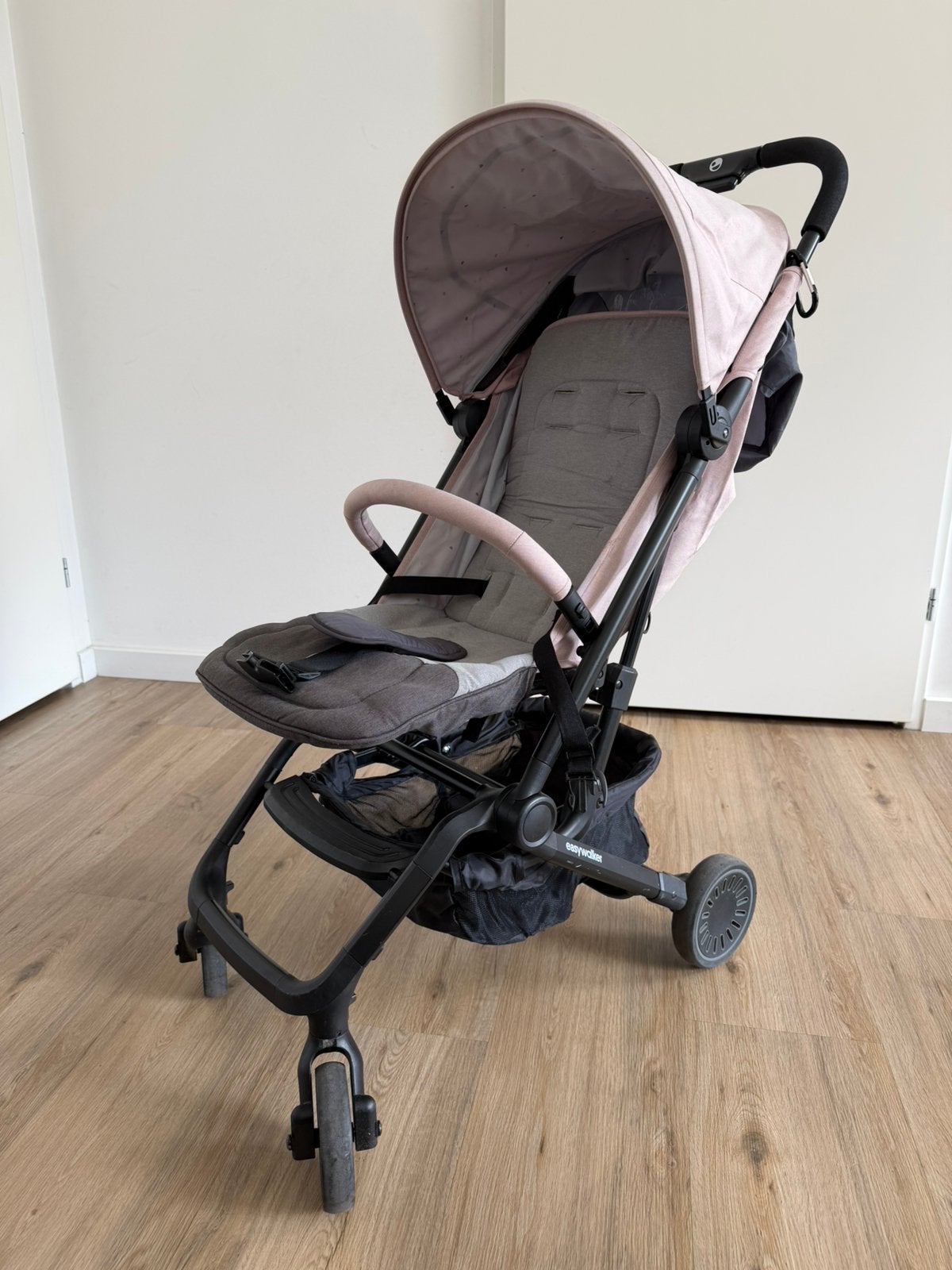 Easywalker buggy - Roze/grijs, Ophalen, Zo goed als nieuw