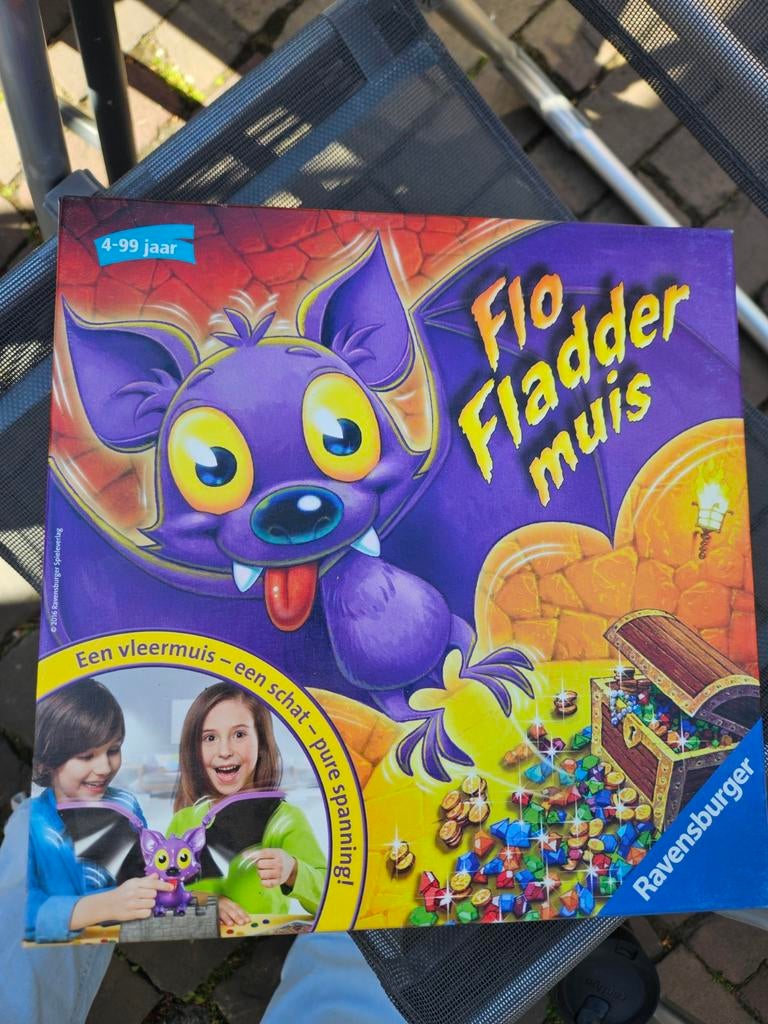Flo Fladdermuis Ravensburger Gezelschapsspel, Een of twee spelers, Ophalen of Verzenden, Gebruikt, Ravensburger