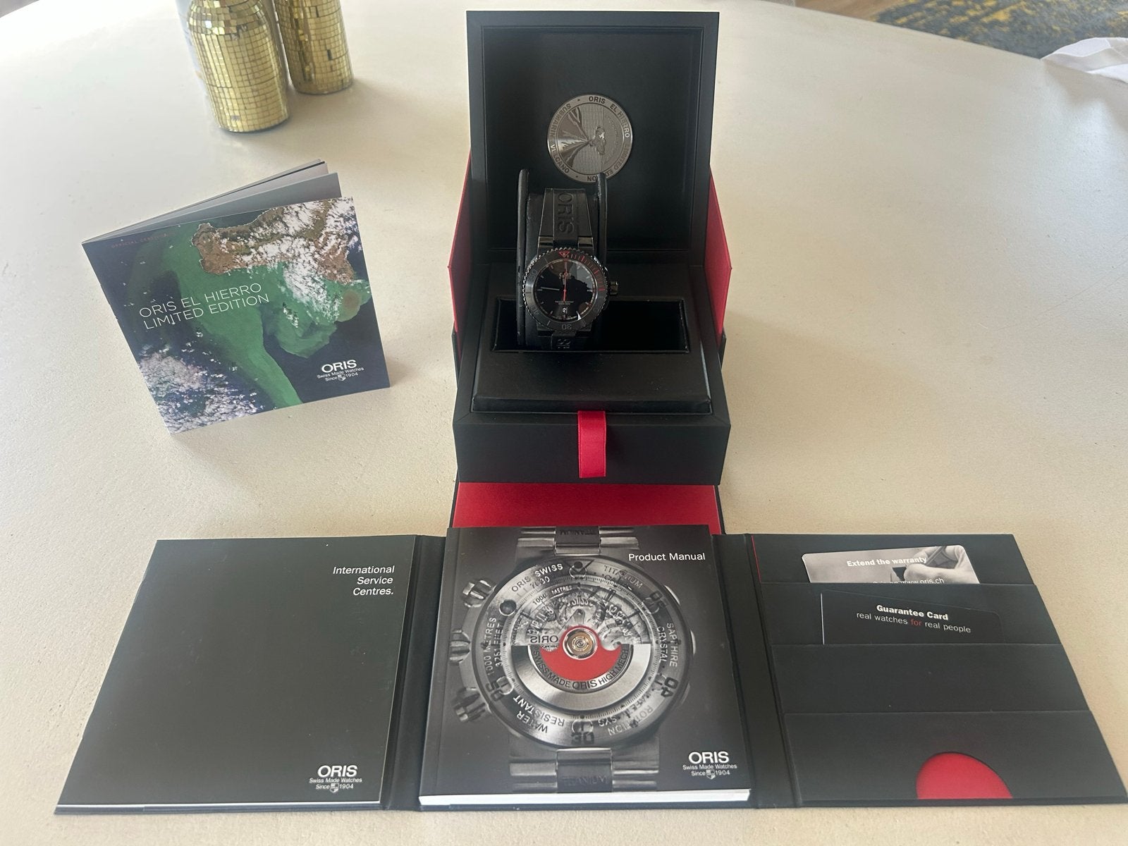 Oris El Hierro Limited Edition duikhorloge, Overige merken, Gebruikt, Staal, Polshorloge